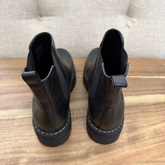 Marc Fisher Padmia Lug Sole Leather Chesea Boots - Picture 10 of 16